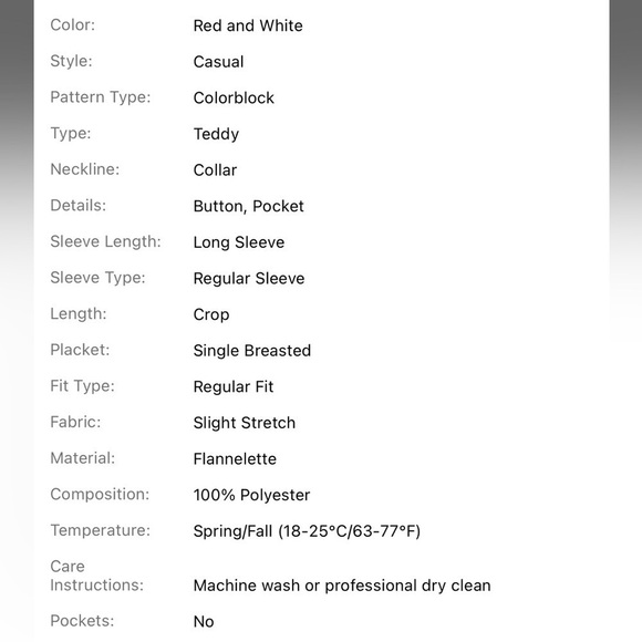 Women EZwear Two Tone Flap Pocket Teddy Jacket - Picture 7 of 7